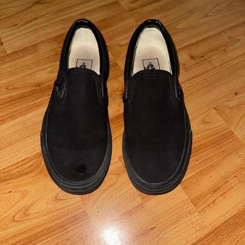 Classic Black Slip-On Shoes